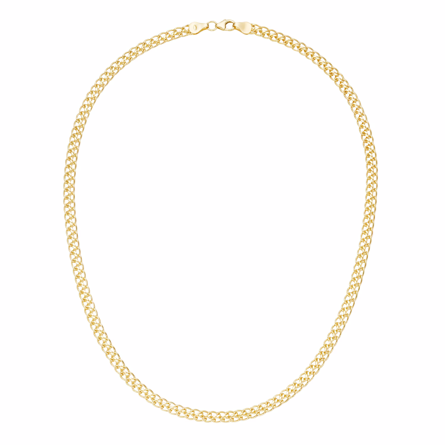 Kette Panzerkette Doppelgliederung, Gold 375