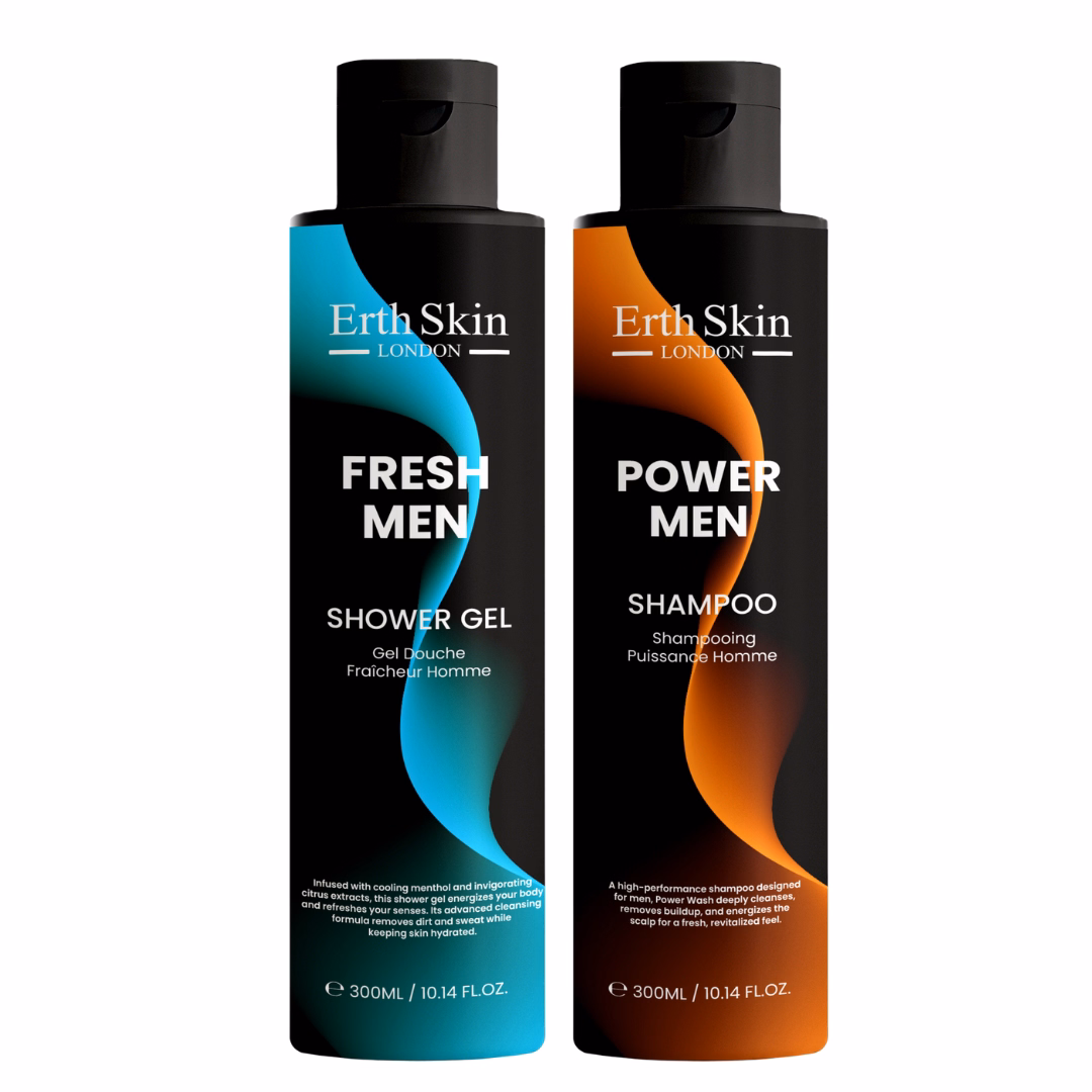 Duschgel + Shampoo Pflegeset für Männer