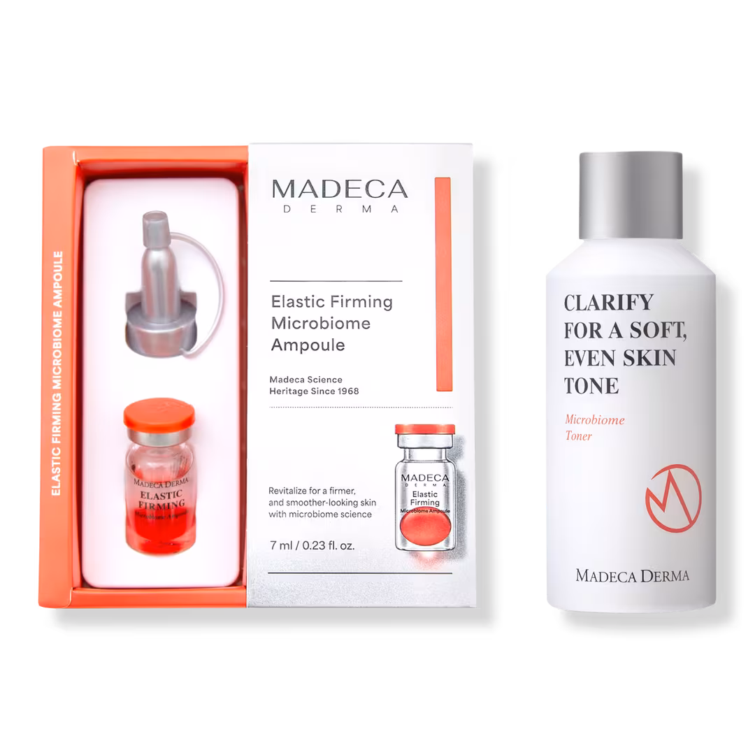 Madeca Derma  Elastic Firming Microbiome Ampoule + Microbiome Toner Set