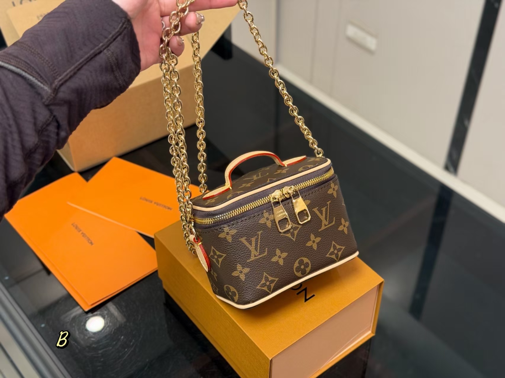 Nice Nano Monogram Vanity Bag