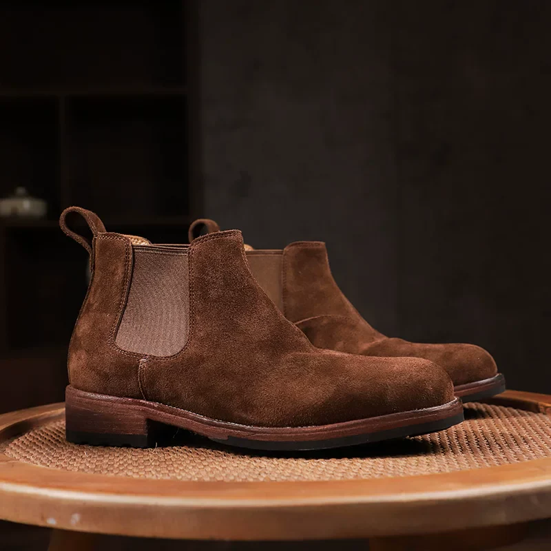 Chelsea men's boots hand-washed Martin boots
