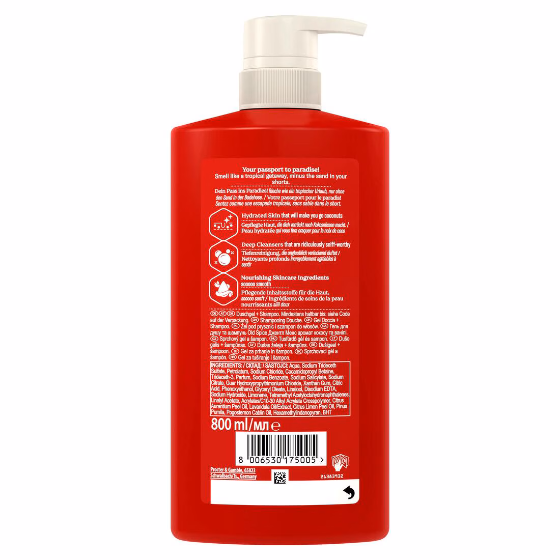 Gentle Man's Duschgel Coconut & Vanilla XL