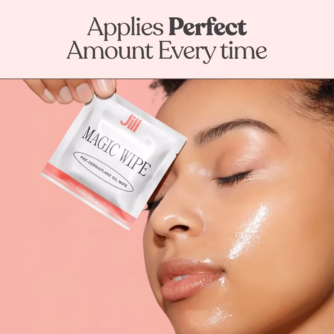 Jill  Pre-Dermaplane Oil Magic Wipes