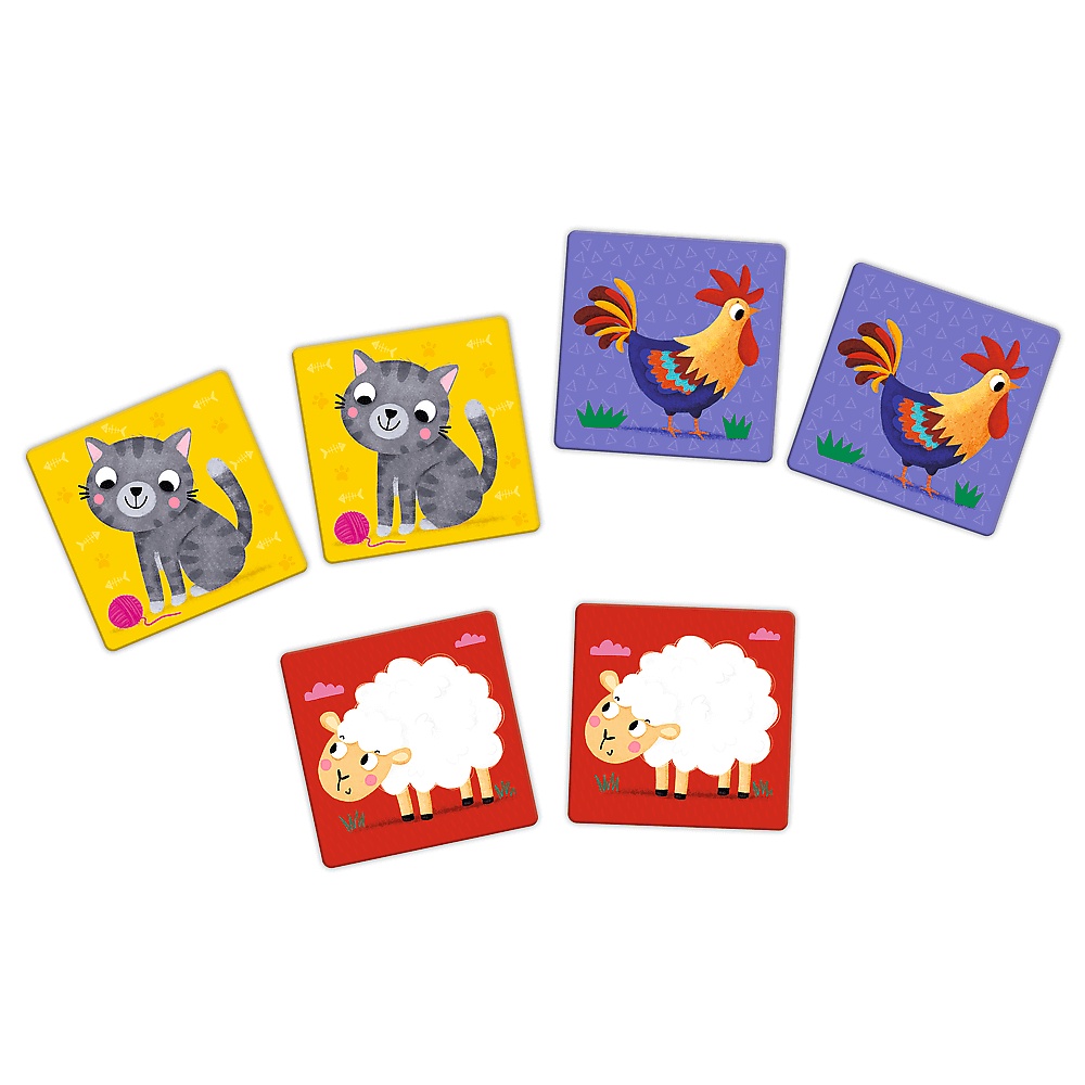 Gra - Memos Maxi Zwierzęta Na Famie