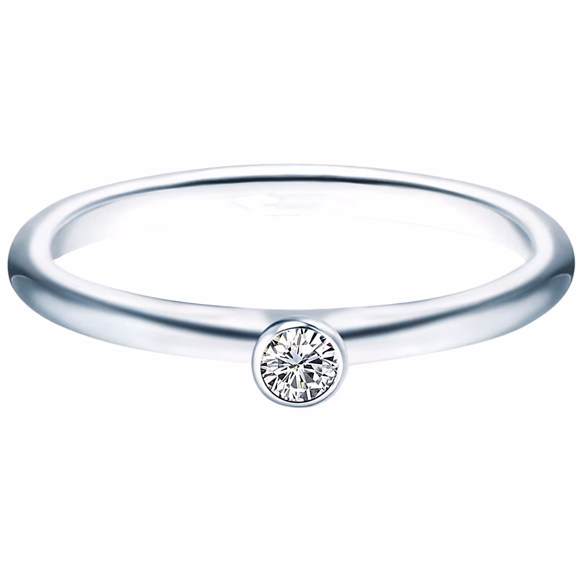 Ring Sterling Silber Zirkonia in Silber