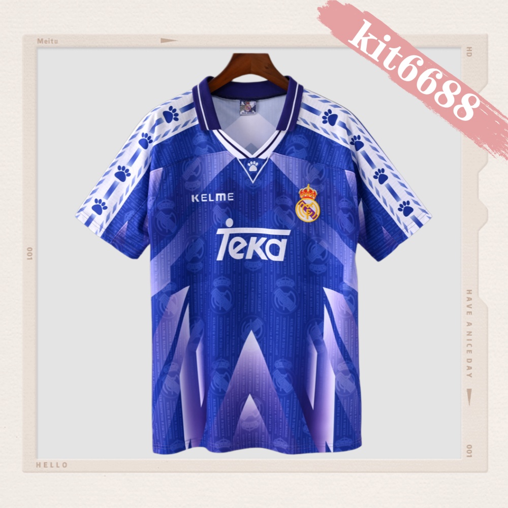 1996/1997 Real Madrid Away Retro Football Shirt