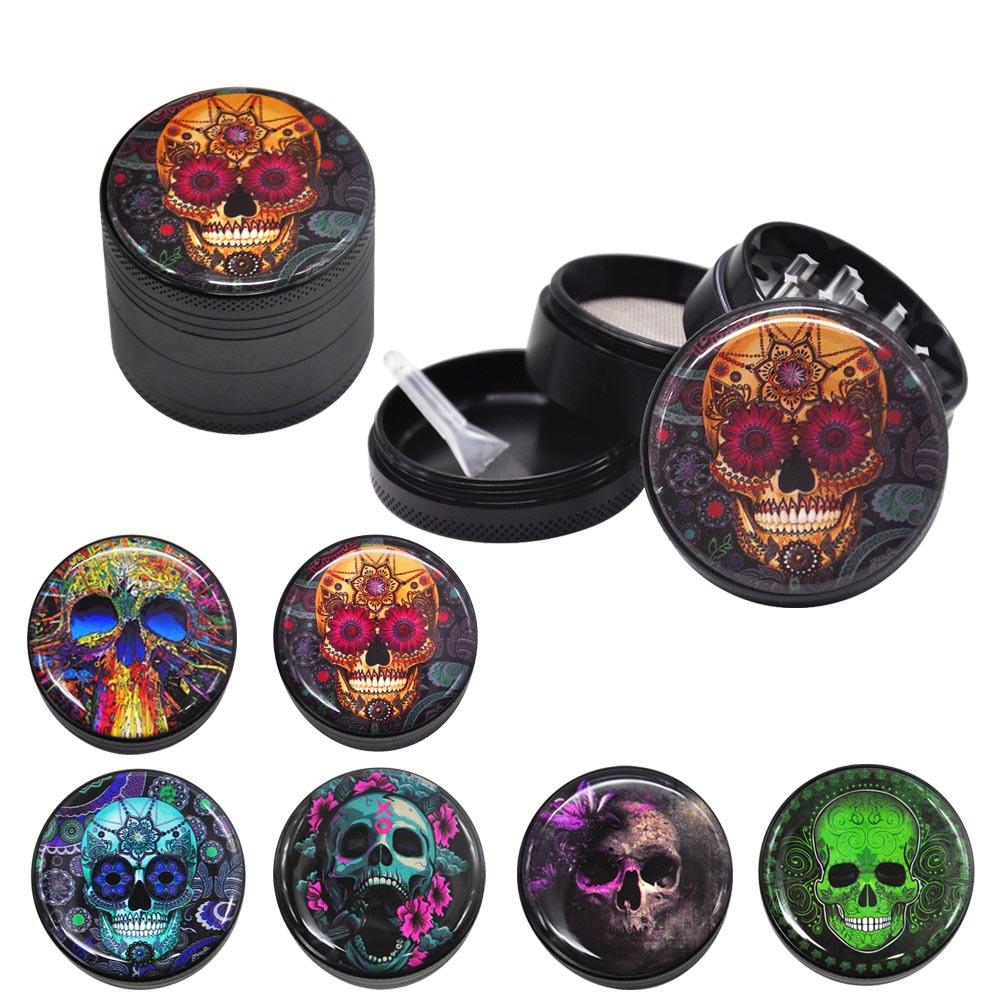 Ghost Aluminum Alloy Herb Grinder 4 Layer