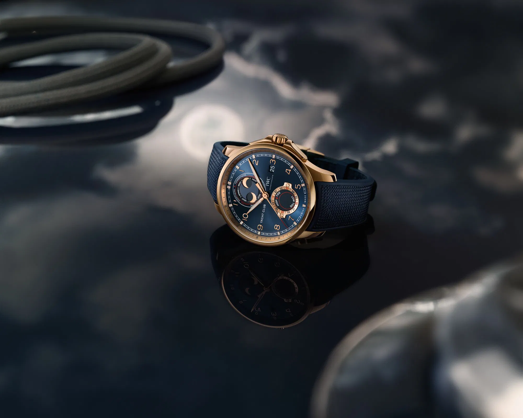 IWC Schaffhausen Portugieser yacht club moon tide iw344001