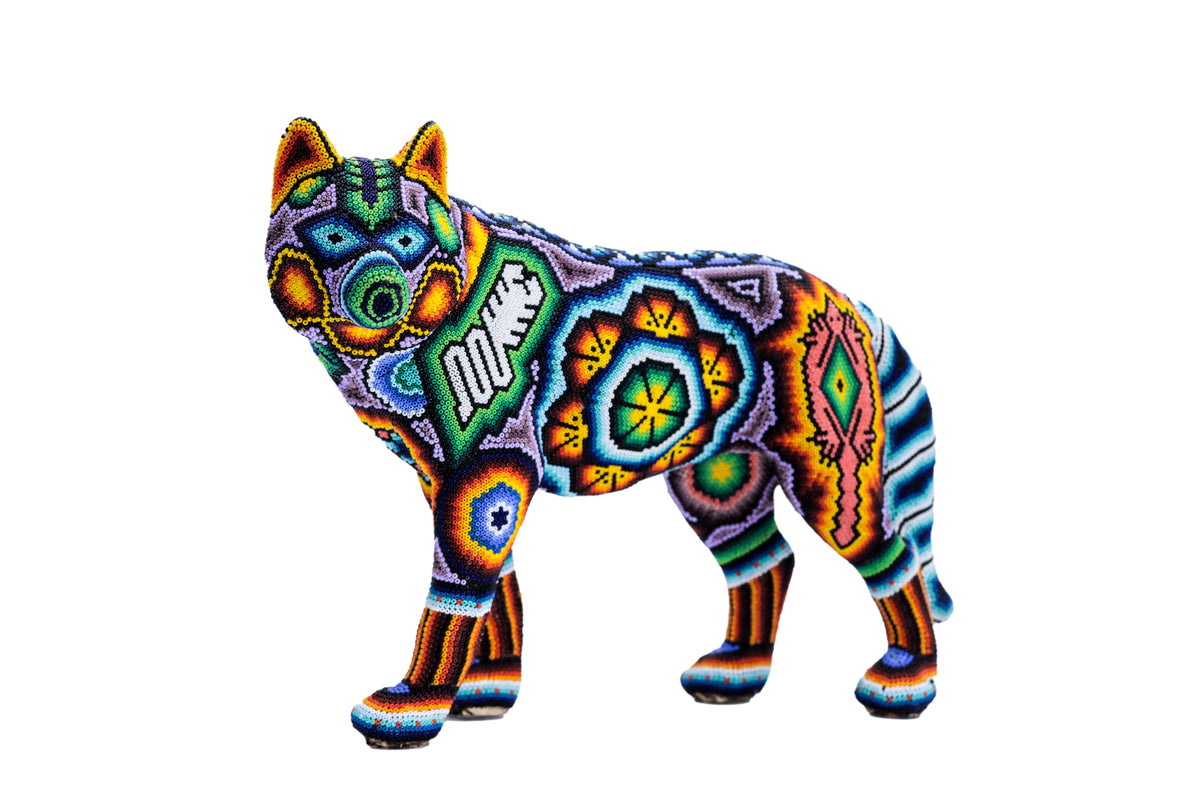 Lobo – Obra de Arte Huichol