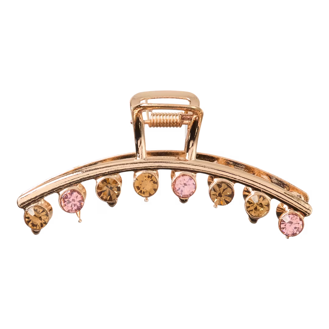 Conair Accessories  Metal Claw Clip with Multi-Color Stones