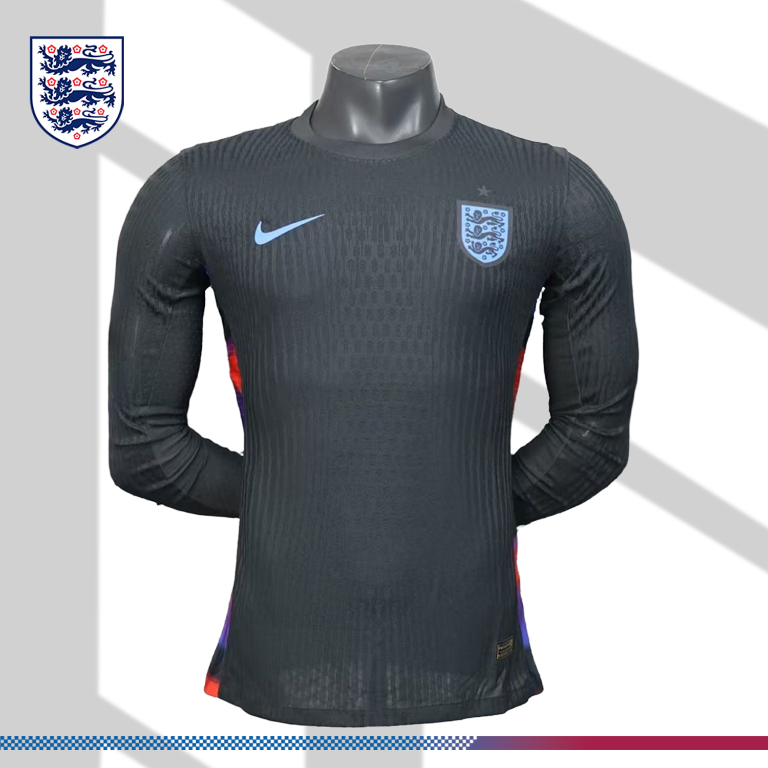2025/2026 England away long sleeve football jersey (players)