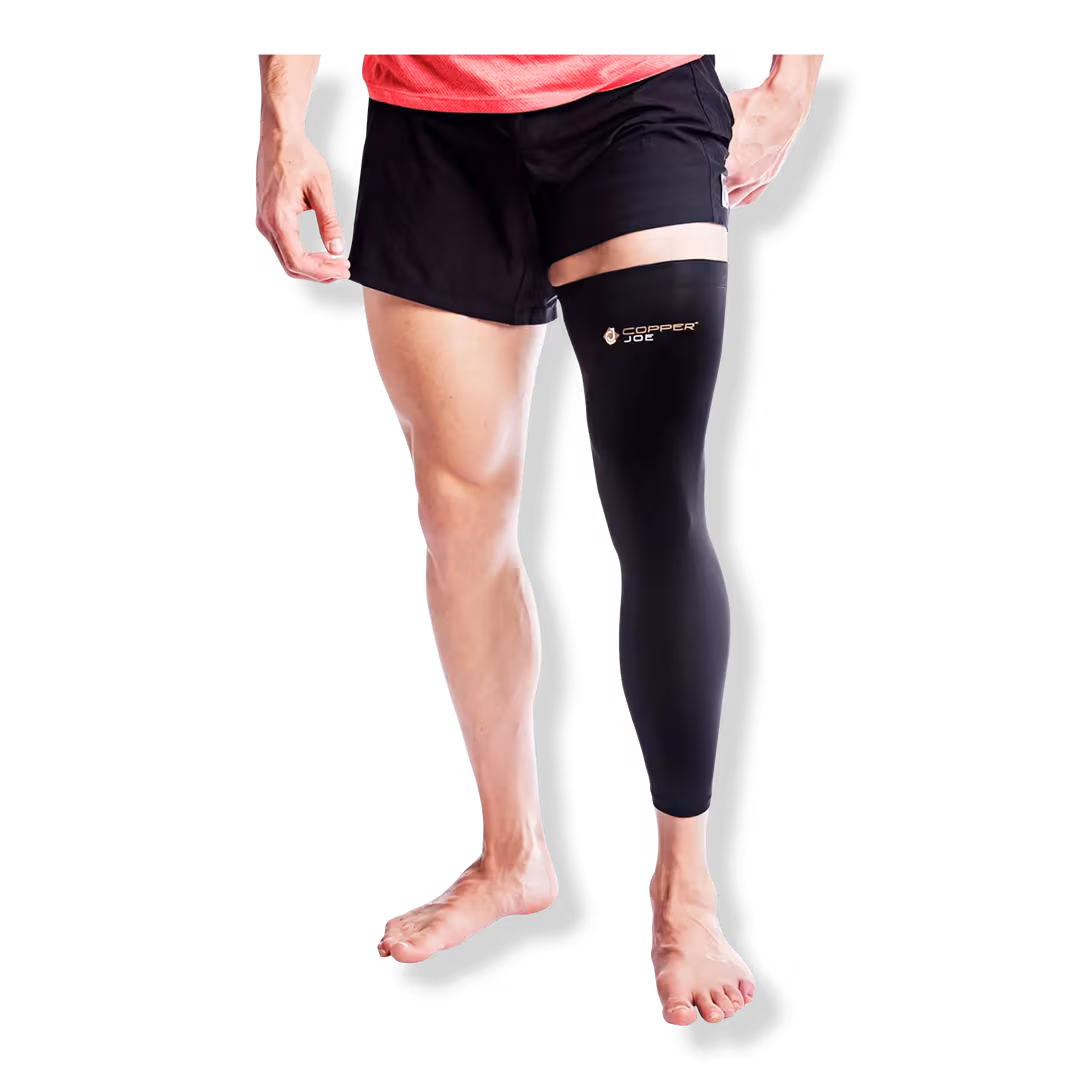 Copper Joe  Copper-Infused Full Leg Compression Sleeve