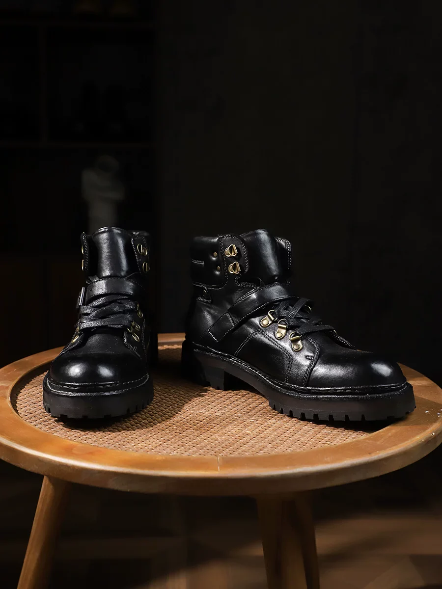Mountain Range Vintage Washed Horse Leather Boots