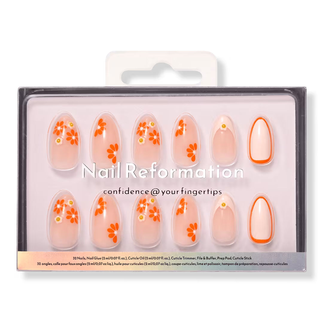 Nail Reformation  Citrus Petals Press On Nails