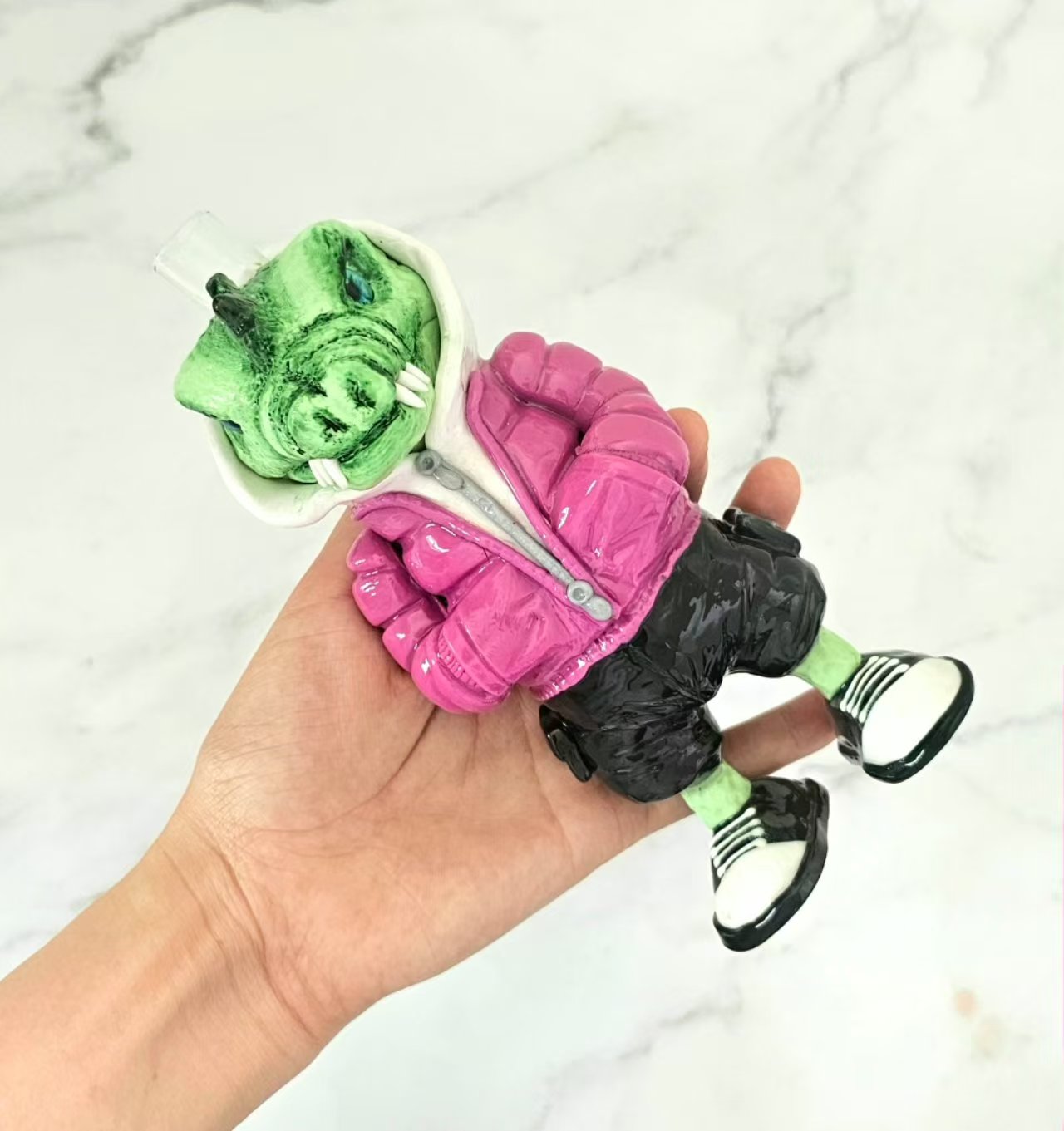 Dinosaur Mini Dab Rig 6.9 Cartoon Glass Bong