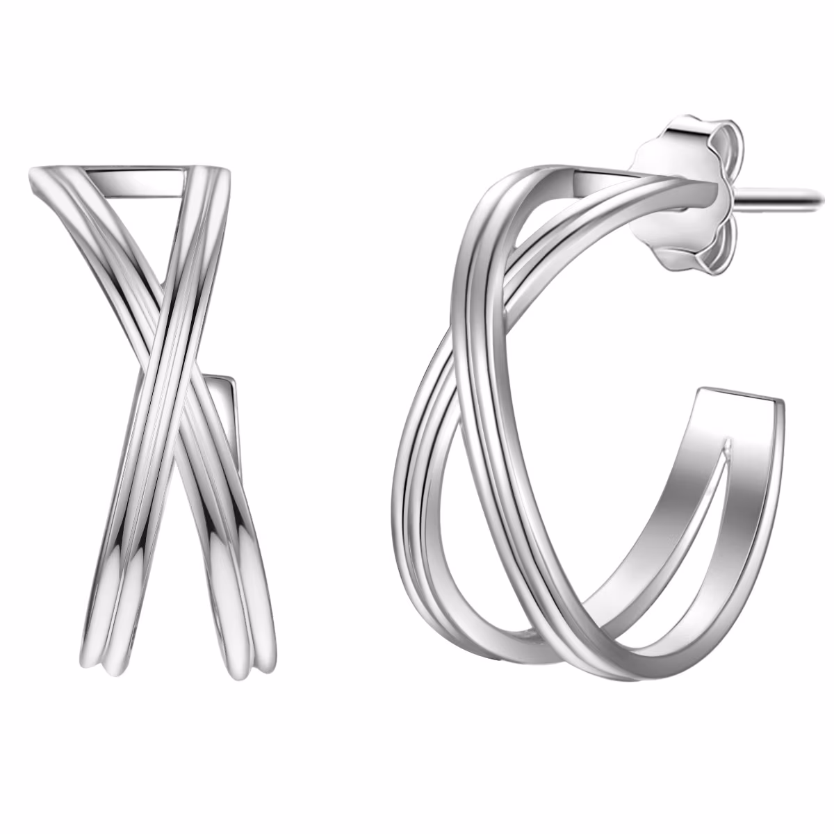 Ohrstecker Sterling Silber in Silber
