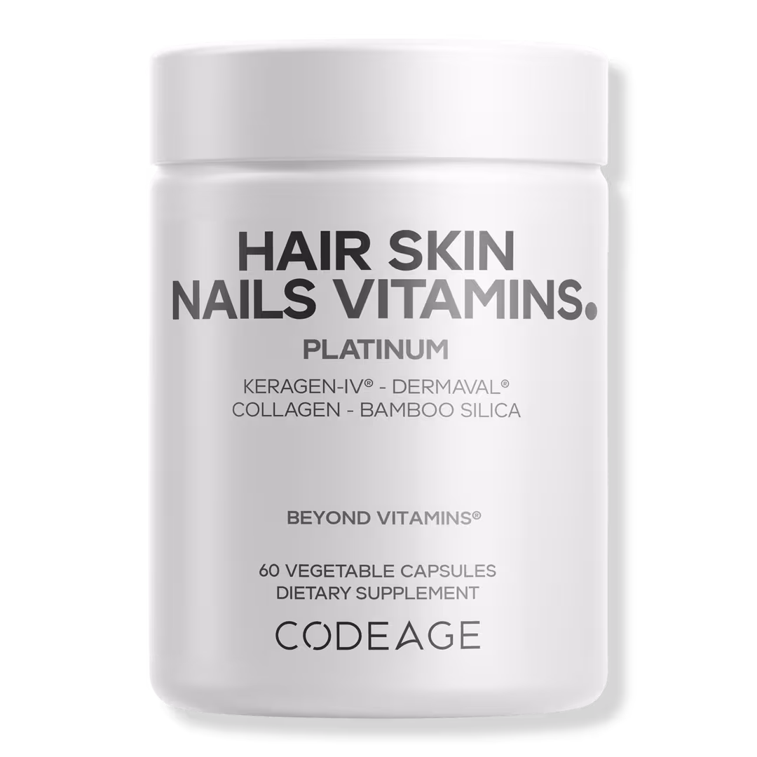 CODEAGE  Hair Skin Nails Vitamins Platinum with Collagen & Keratin