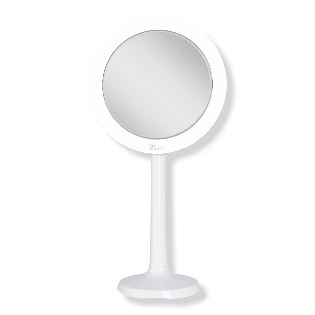 Zadro  Hudson, LED Lighted Makeup Mirror with 8X/1X, Suction Cup