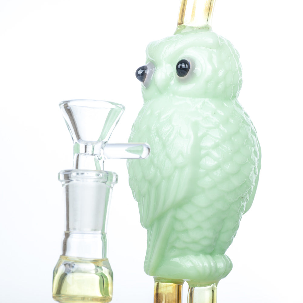 8 Owl Theme Glass Bong