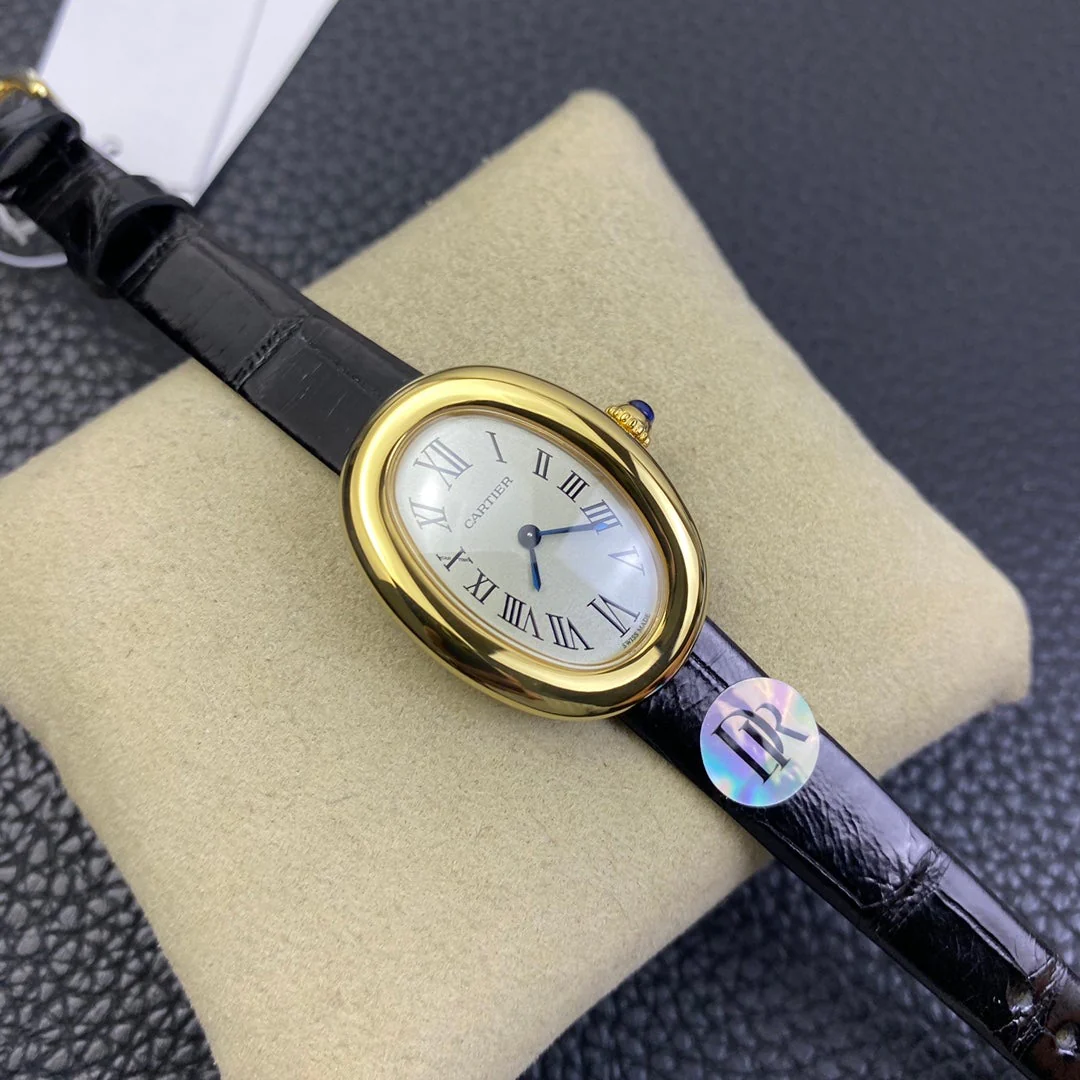 Cartier Watch BAIGNOIRE 31MM GOLD CASE WHITE DIAL