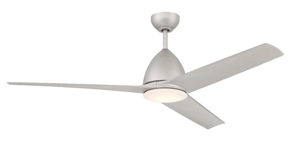 NTO54PN3-Craftmade Lighting-Nitro - 3 Blade Ceiling Fan with Light Kit-14.98 Inches Tall and 54 Inches Wide-Painted Nickel Finish