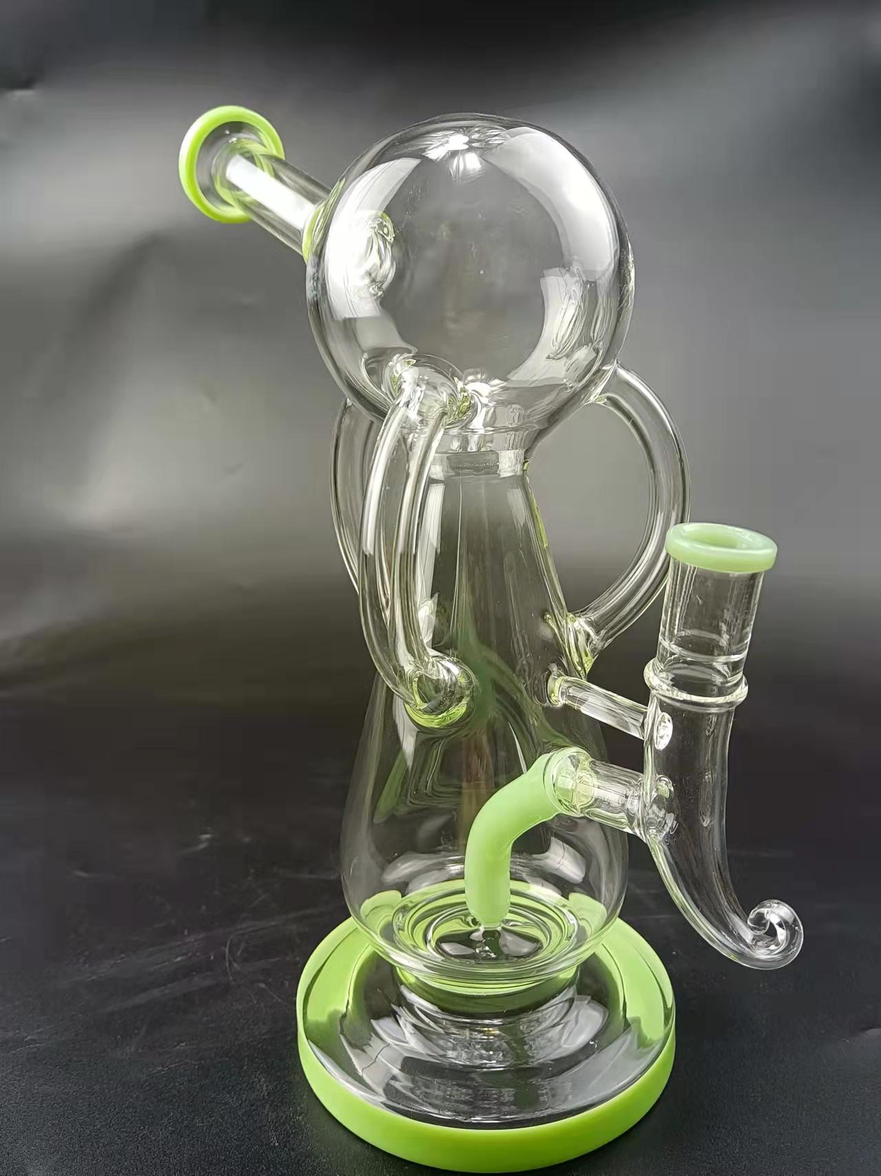 10 Artsy Recycler Glass Bong