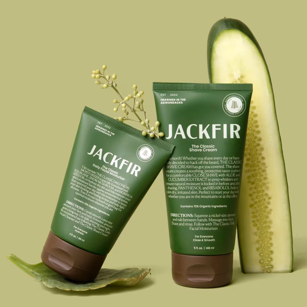 Jackfir  The Shave Cream and Moisturizer Duo