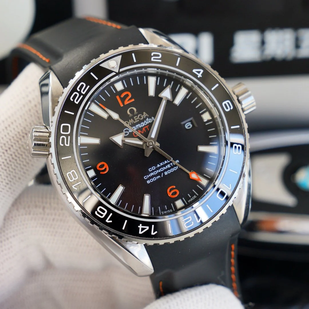 Omega Watch SEAMASTER PLANET OCEAN 600 GMT STEEL CASE