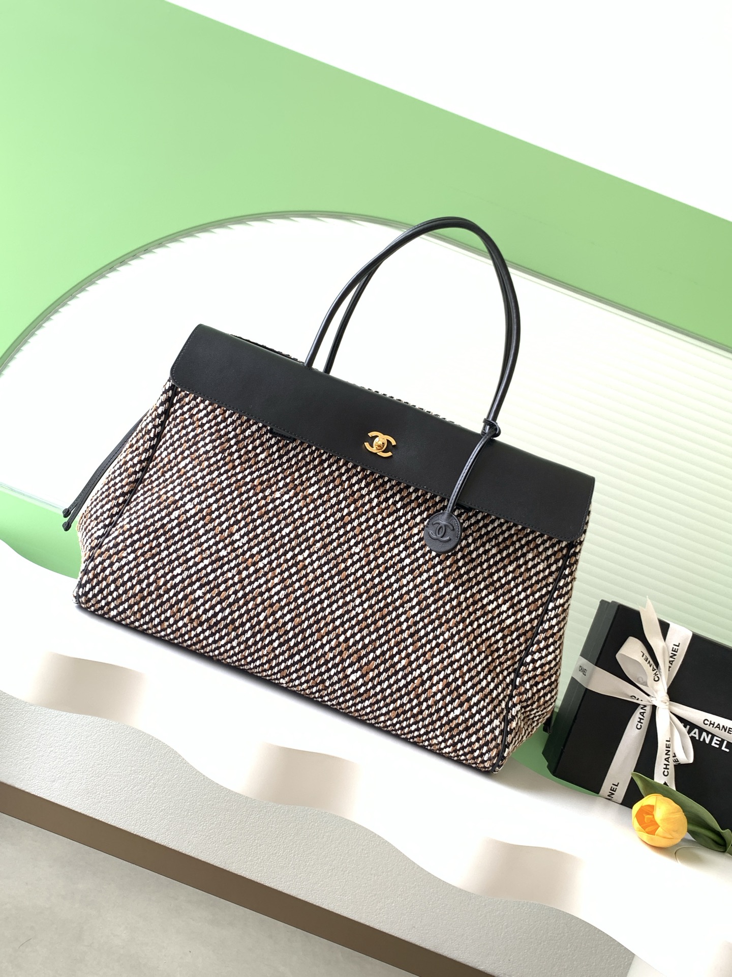 Chanel 26S Tweed Baguette Bag (Premium Edition)