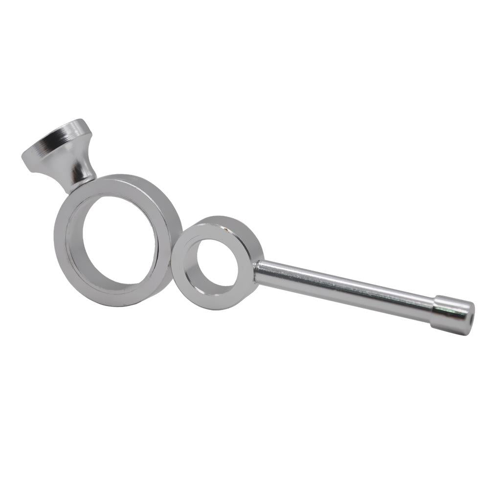 Creative Two Ring Weed Pipe