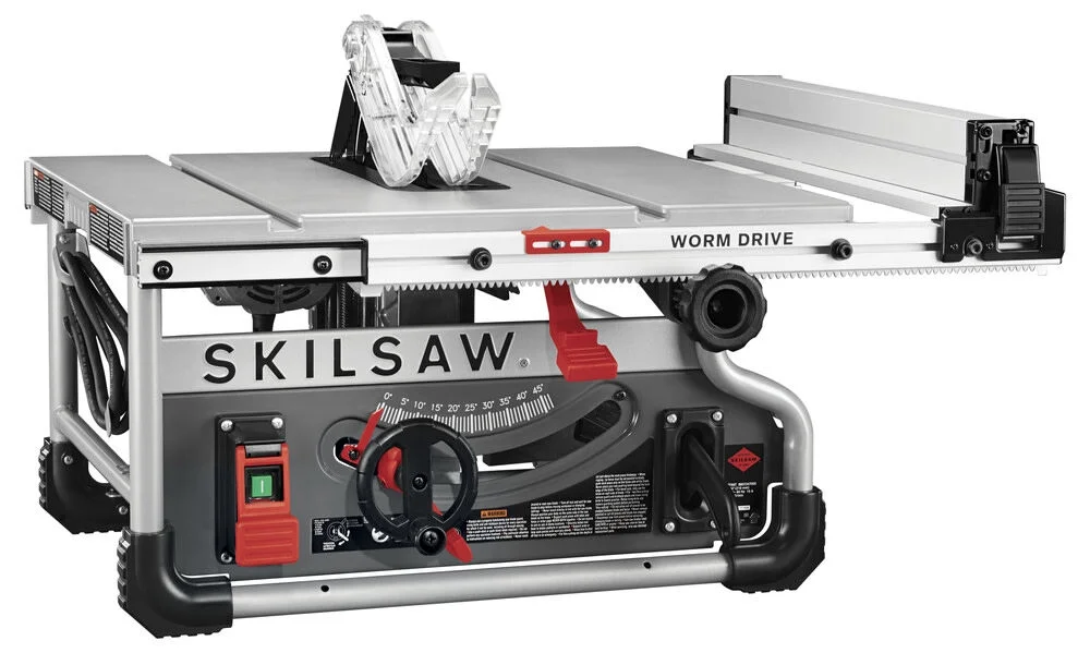 SKIL SPT99T-01 8-1/4" 15Amp Corded Electric Portable Worm Drive Table Saw