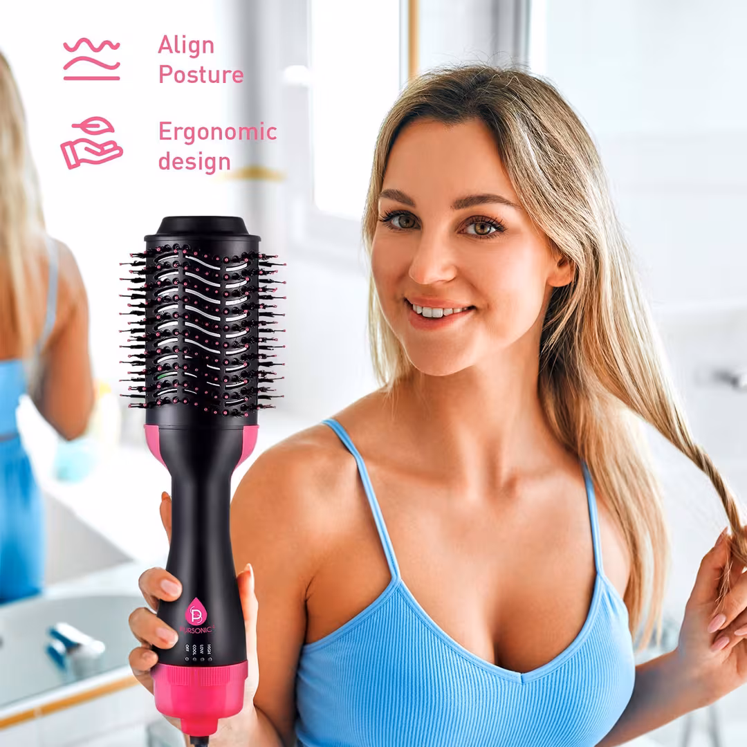 PURSONIC  One Step Hair Dryer & Volumizer Brush