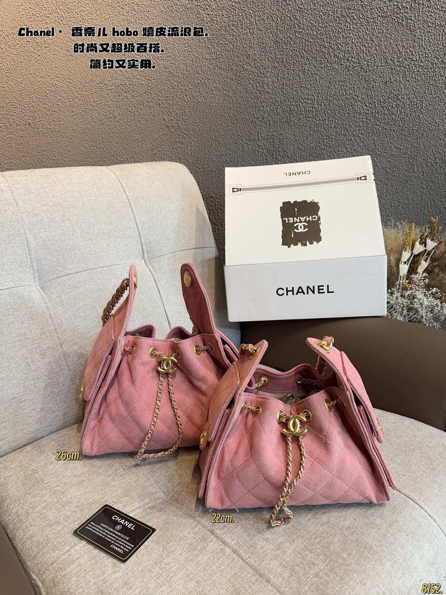 Chanel Hobo Bag Suede