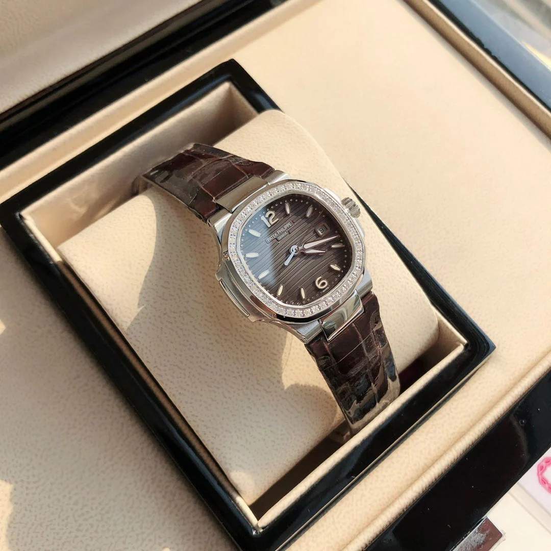 PATEK Watch Nautilus 32mm Silver Brown Dial