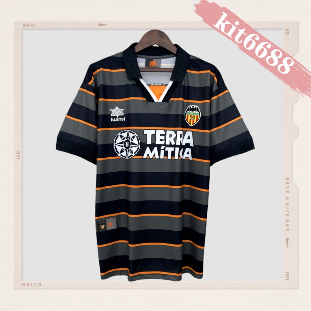 1999/2000 Valencia Away Retro Football Shirt