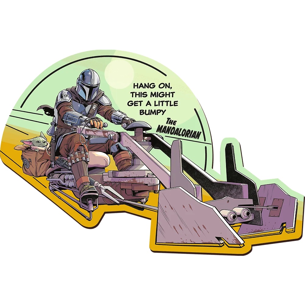 Puzzle Drewniane Star Wars 160 El. The Mandalorian - Zjednoczenie