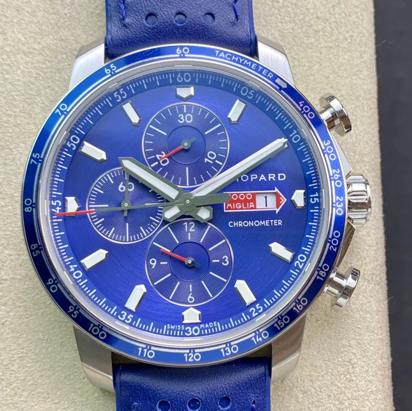Chopard Watch Mille Miglia 44mm Blue Leather