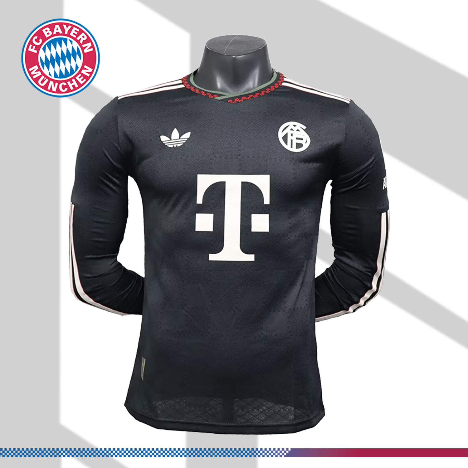2025/2026 Bayern Munich Third Long Sleeve Football Shirt (Player Edition)
