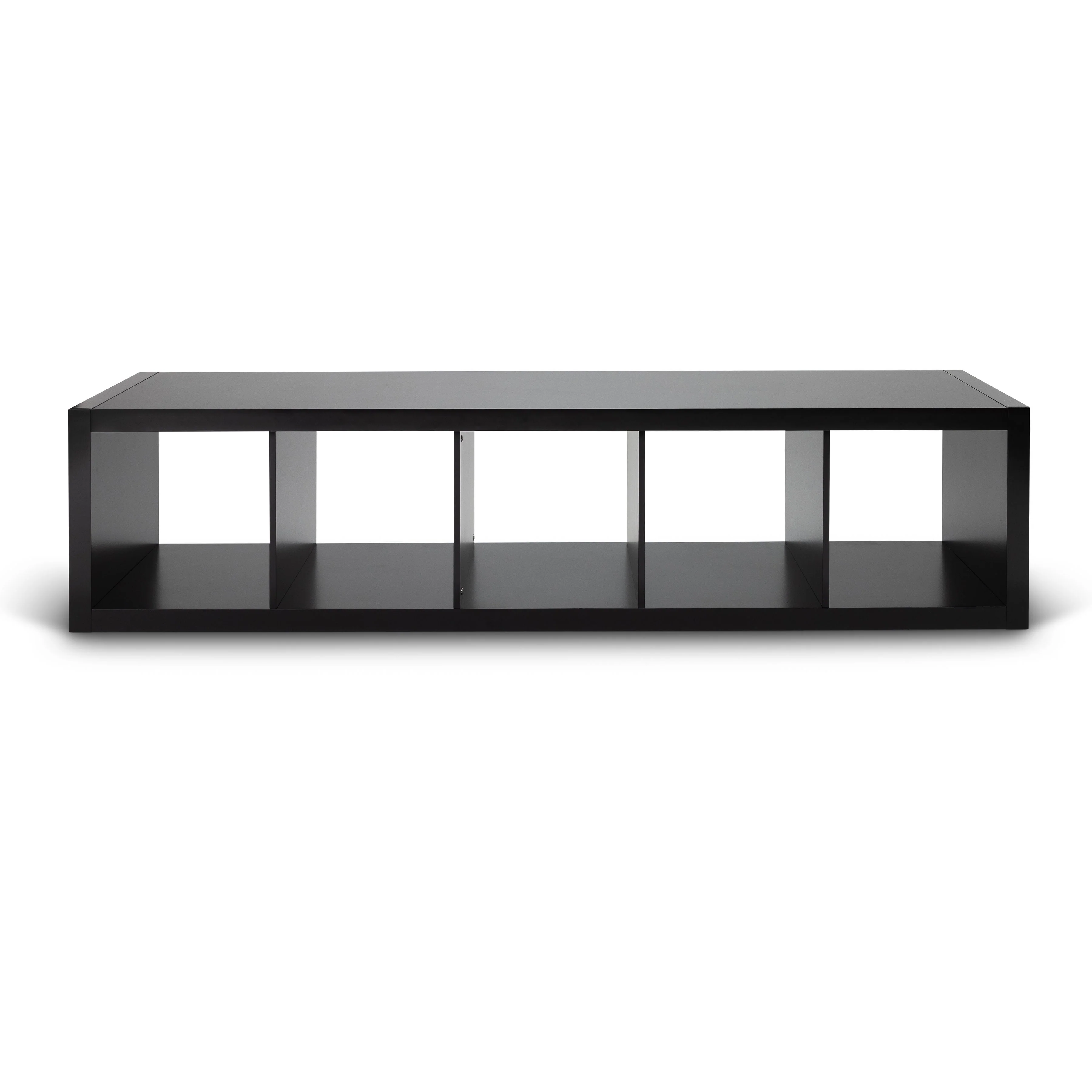 Better Homes & Gardens 5-Cube Vertical Storage Organizer, Solid Black