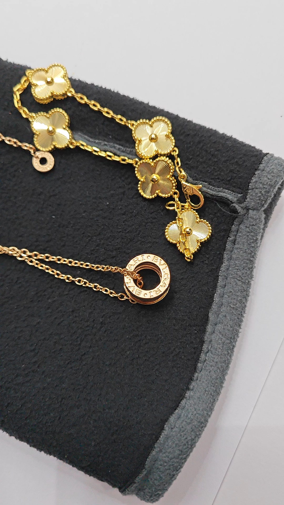 Bvlgari B.ZERO1 NECKLACE, Rose Gold & Gold