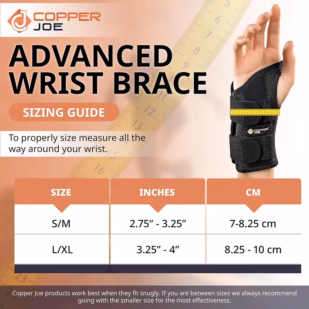 Copper Joe  Copper Infused Wrist Brace