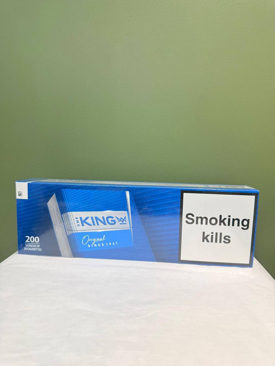 Blue King 20s Cigarettes x 10 Packs /1 Carton