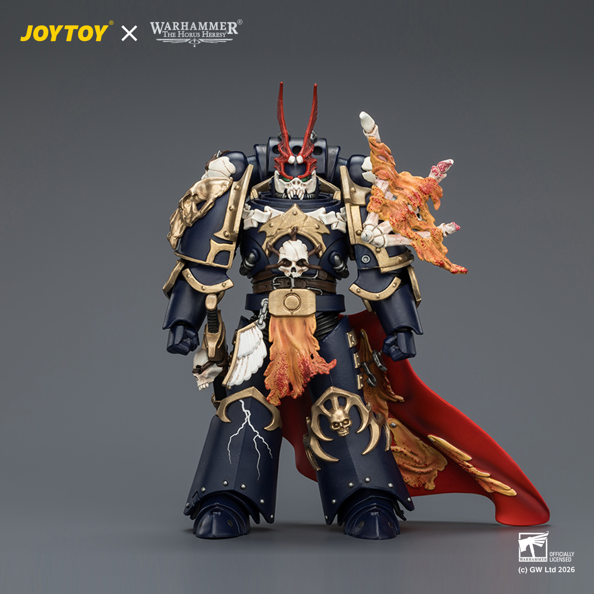 JOYTOY JT04582 Warhammer The Horus Heresy 1:18 Night Lords The Prince of Crows Sevatar First Captain of the Night Lords - JOYTOY WORLD