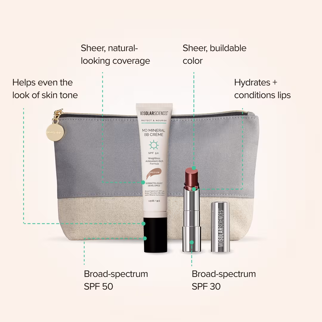 MDSolarSciences  Balm Squad - SPF BB Crème & Lip Balm Set with Bag