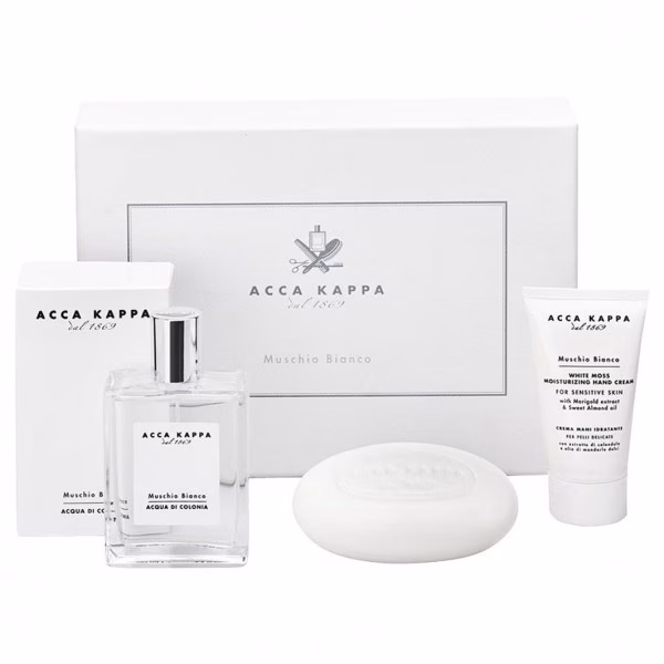 White Moss Gift Set Eau de Cologne, Soap & Hand Cream