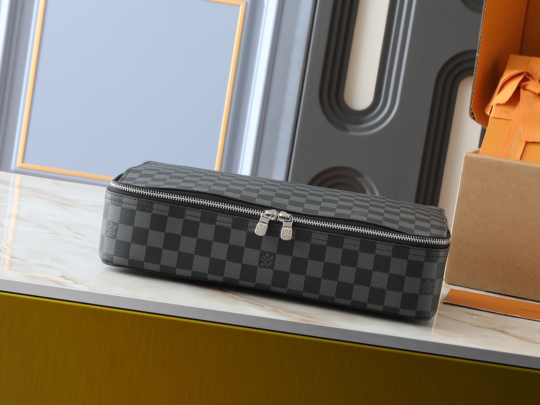 LV Monogram Storage Case Makeup Bag