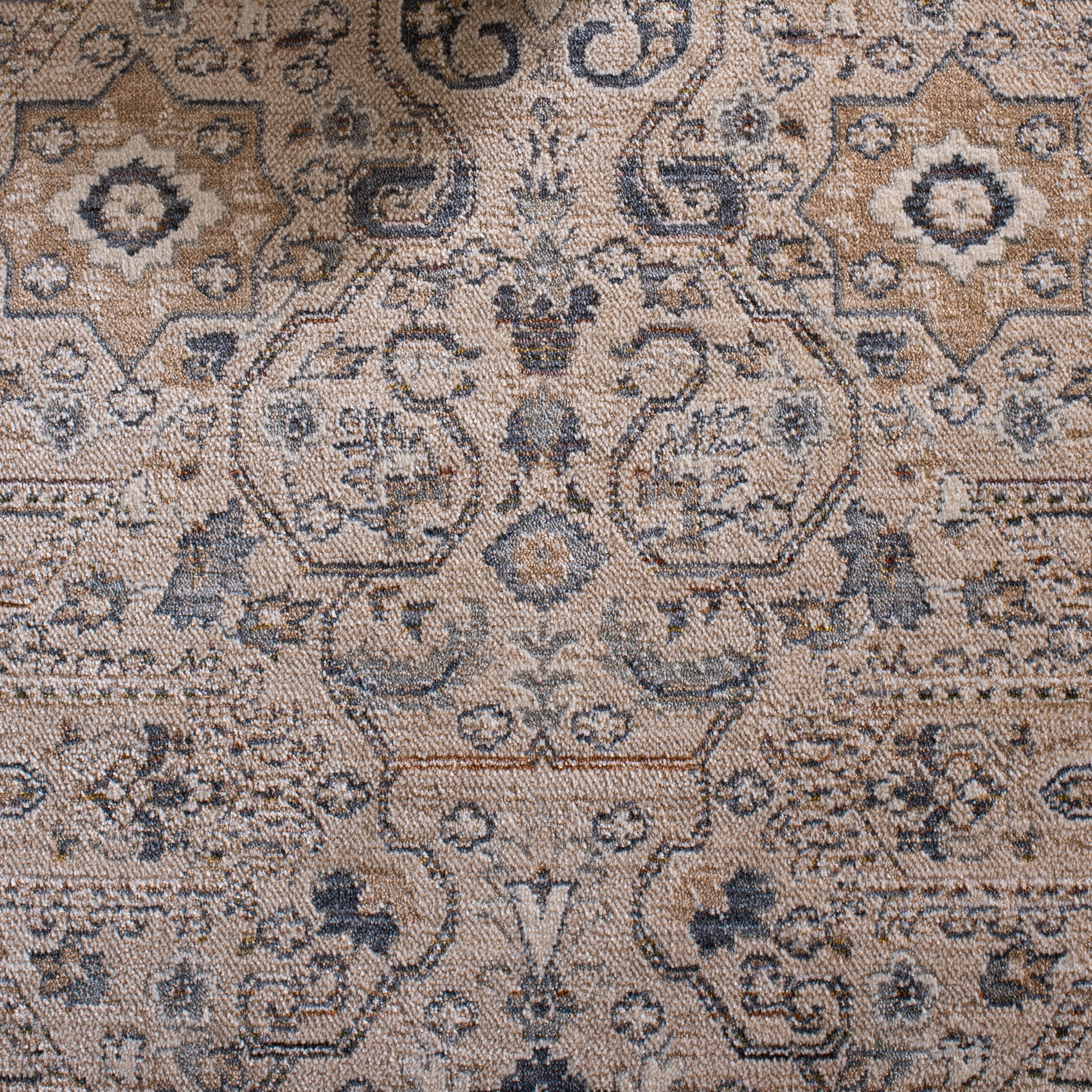 Safavieh Sutton Area Rug, Beige Navy, 9’ x 12’