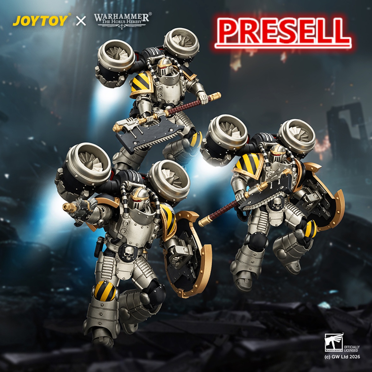 JOYTOY Warhammer The Horus Heresy 1:18 lron Warriors MkII Assault Legionary - JOYTOY WORLD