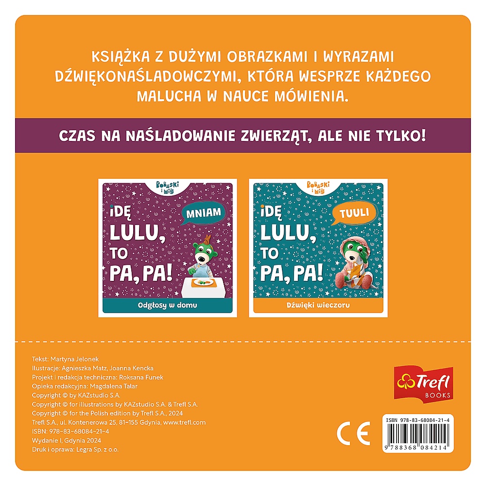 Książka Bobaski I Miś, Idę Lulu To Pa, Pa! Dźwięki Przyrody