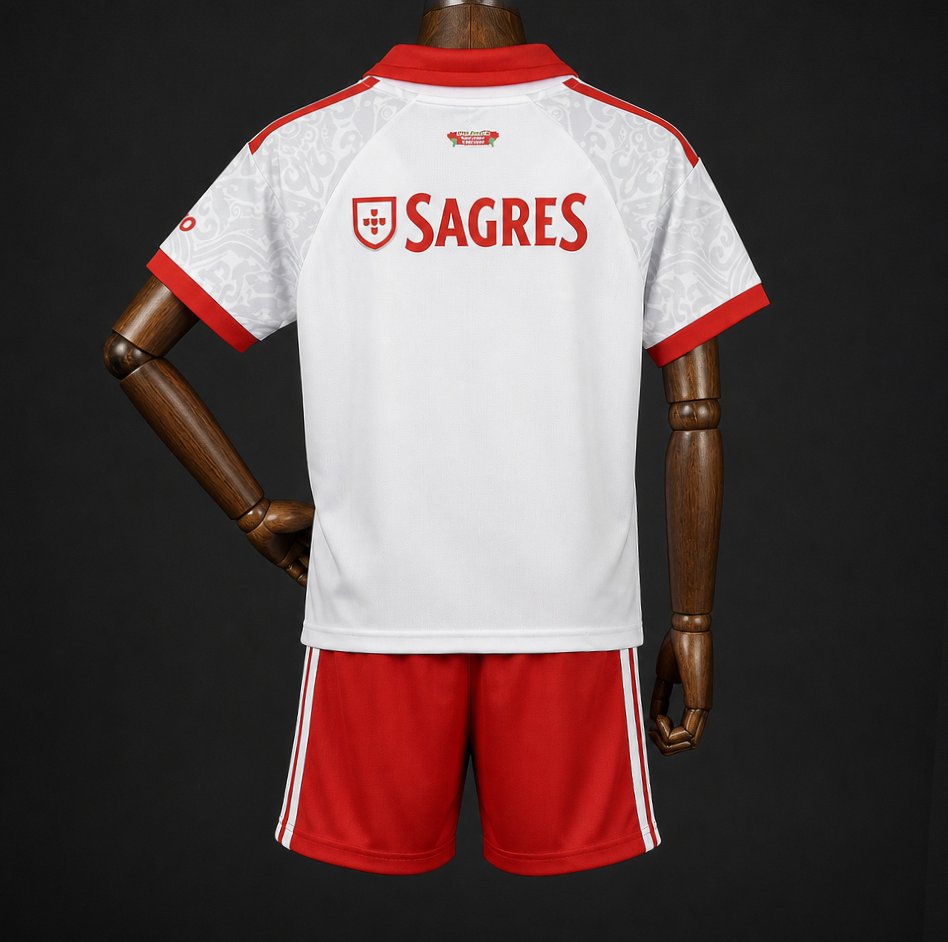 2026/2027 Benfica  Away Football Shirt（Kids Kit socks）